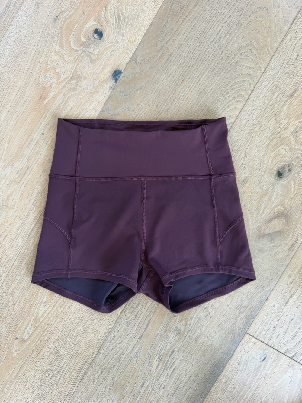 Lululemon Women's High-Rise Performance Shorts - Deep Plum